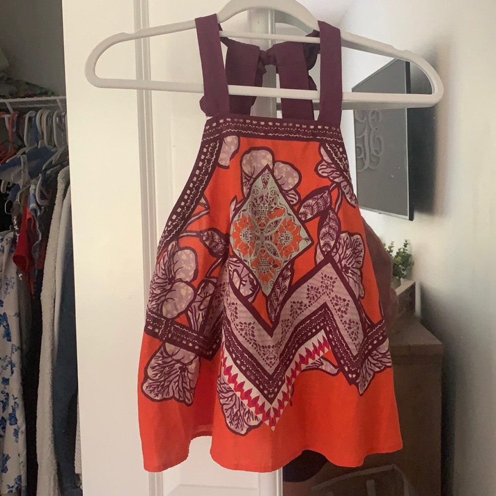 Free People patterned tank